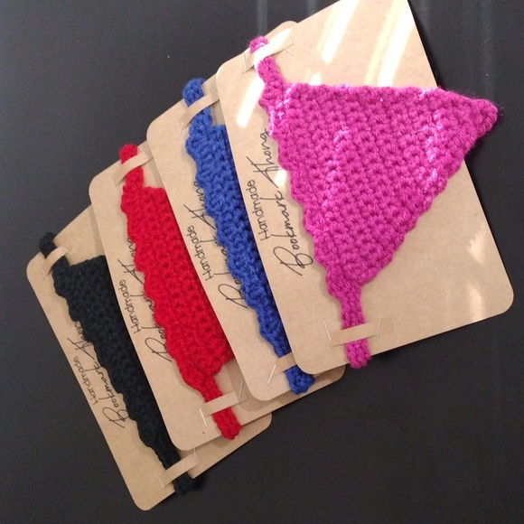 Handmade Bookmark Thong (Bookini) - White Elephant Gift - Picture 2 of 4